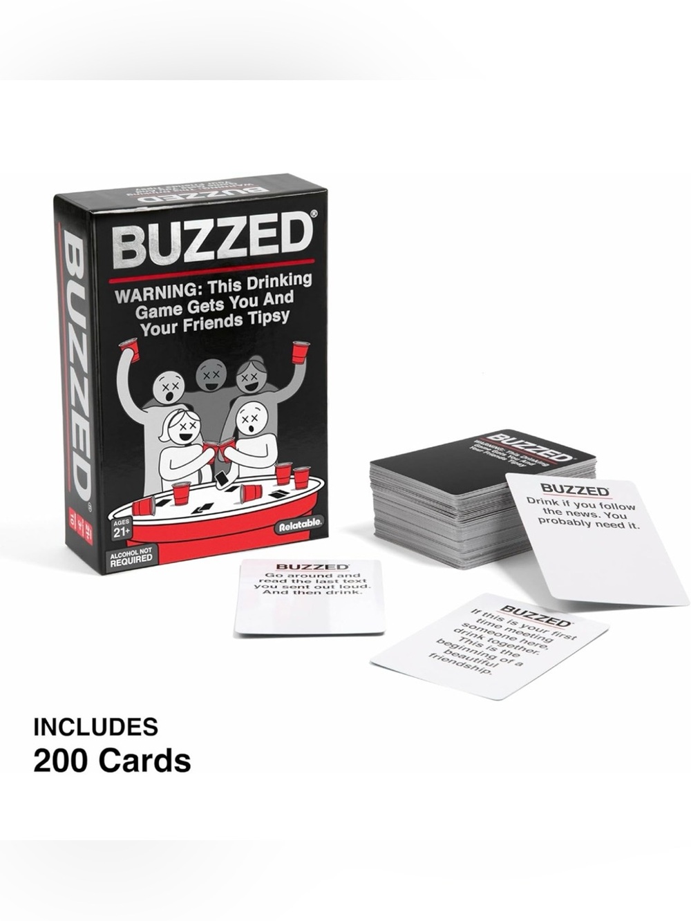 Buzzed Drinking Card Game for Adults